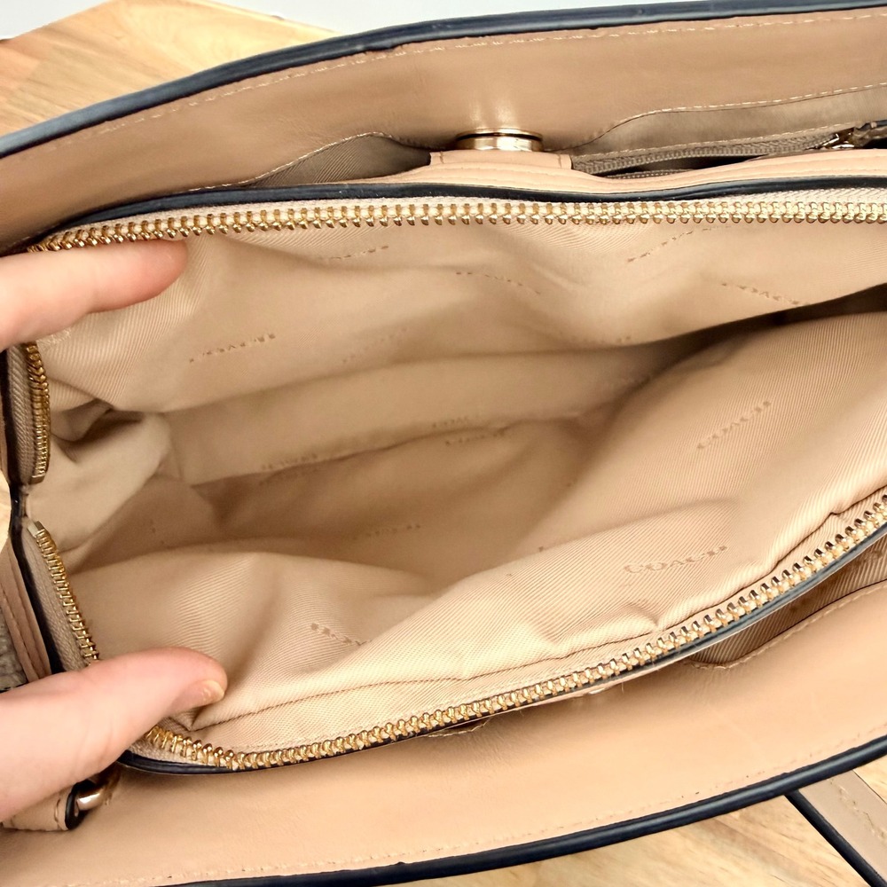 Coach Swagger Exotic Python Snake Leather Satchel… - image 9